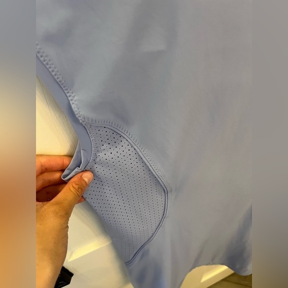 Athleta Periwinkle Blue 1/4 Zip Athletic Tank Top XXS - Picture 4 of 4